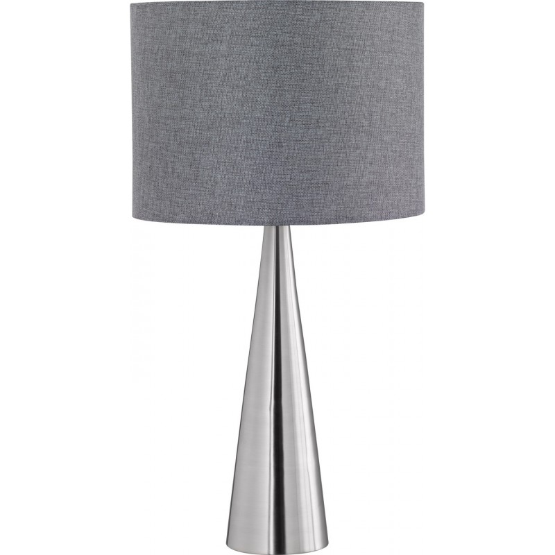 51,95 € Free Shipping | Table lamp Trio Cosinus Ø 30 cm. Living room and bedroom. Modern Style. Metal casting. Matt nickel Color