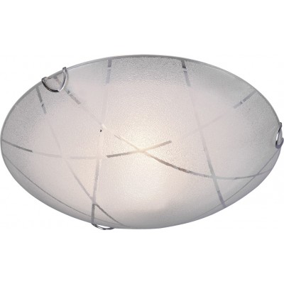 27,95 € Free Shipping | Indoor ceiling light Trio Sandrina Ø 30 cm. Ceiling and wall mounting Living room, kitchen and bedroom. Modern Style. Glass. White Color