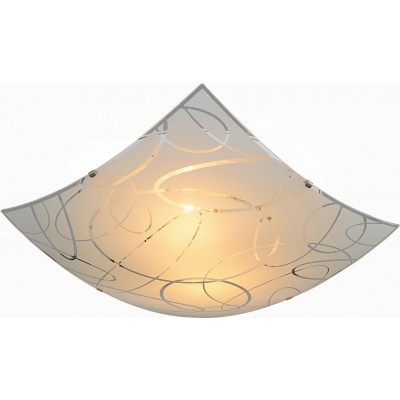 41,95 € Envio grátis | Lâmpada pendurada Trio Spirelli 40×40 cm. Sala de estar e quarto. Estilo moderno. Fundição de metais. Cor branco