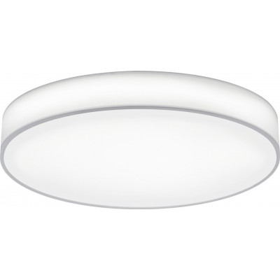 255,95 € Free Shipping | Ceiling lamp Trio Lugano 60W Ø 75 cm. Dimmable multicolor RGBW LED. Remote control Plastic and polycarbonate. White Color