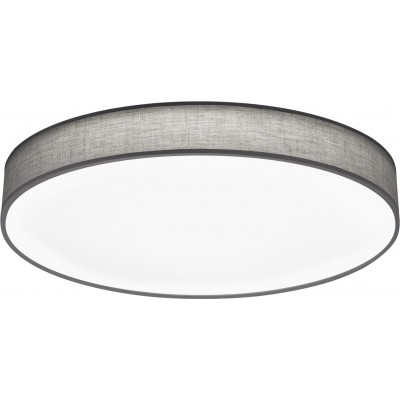 268,95 € Free Shipping | Hanging lamp Trio Lugano 60W Ø 75 cm. Dimmable multicolor RGBW LED. Remote control Living room and bedroom. Modern Style. Plastic and polycarbonate. Gray Color