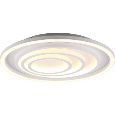 199,95 € Free Shipping | Hanging lamp Trio Kagawa 40W Ø 50 cm. Dimmable multicolor RGBW LED. Remote control Living room and bedroom. Modern Style. Metal casting. White Color