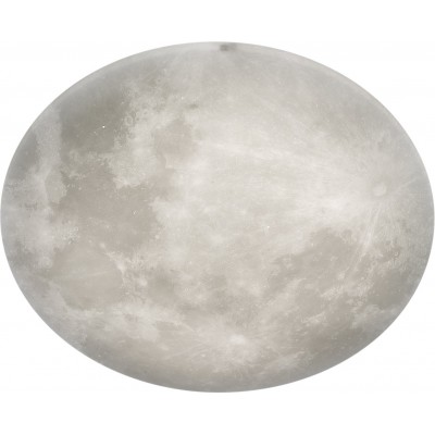 195,95 € 送料無料 | 屋内シーリングライト Trio Lunar 40W 3000K 暖かい光. 球状 形状 Ø 60 cm. 調光可能なLED リモコン リビングルーム そして ベッドルーム. モダン スタイル. アクリル. 白い カラー