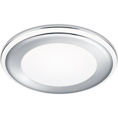 22,95 € Kostenloser Versand | Inneneinbauleuchte Trio Aura 10W 3000K Warmes Licht. Ø 15 cm. Integrierte LED Plastik und polycarbonat. Überzogenes chrom Farbe