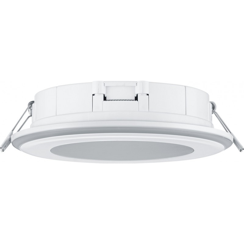 19,95 € Free Shipping | Recessed lighting Trio Aura 10W 3000K Warm light. Ø 15 cm. Integrated LED Living room and bedroom. Modern Style. Plastic and polycarbonate. White Color