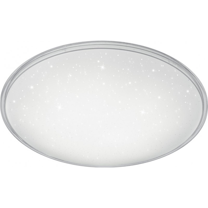35,95 € Free Shipping | Indoor ceiling light Trio Condor 21W 4000K Neutral light. Ø 42 cm. Star effect. Integrated LED Living room and bedroom. Modern Style. Plastic and polycarbonate. White Color
