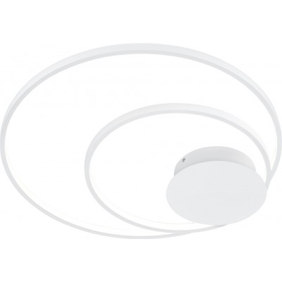 シーリングランプ Trio Sedona 30W 3000K 暖かい光. 61×60 cm. 統合されたLED リビングルーム そして ベッドルーム. モダン スタイル. アルミニウム. 白い カラー