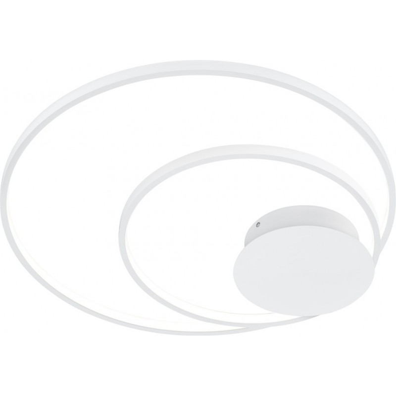 79,95 € 送料無料 | シーリングランプ Trio Sedona 30W 3000K 暖かい光. 61×60 cm. 統合されたLED リビングルーム そして ベッドルーム. モダン スタイル. アルミニウム. 白い カラー