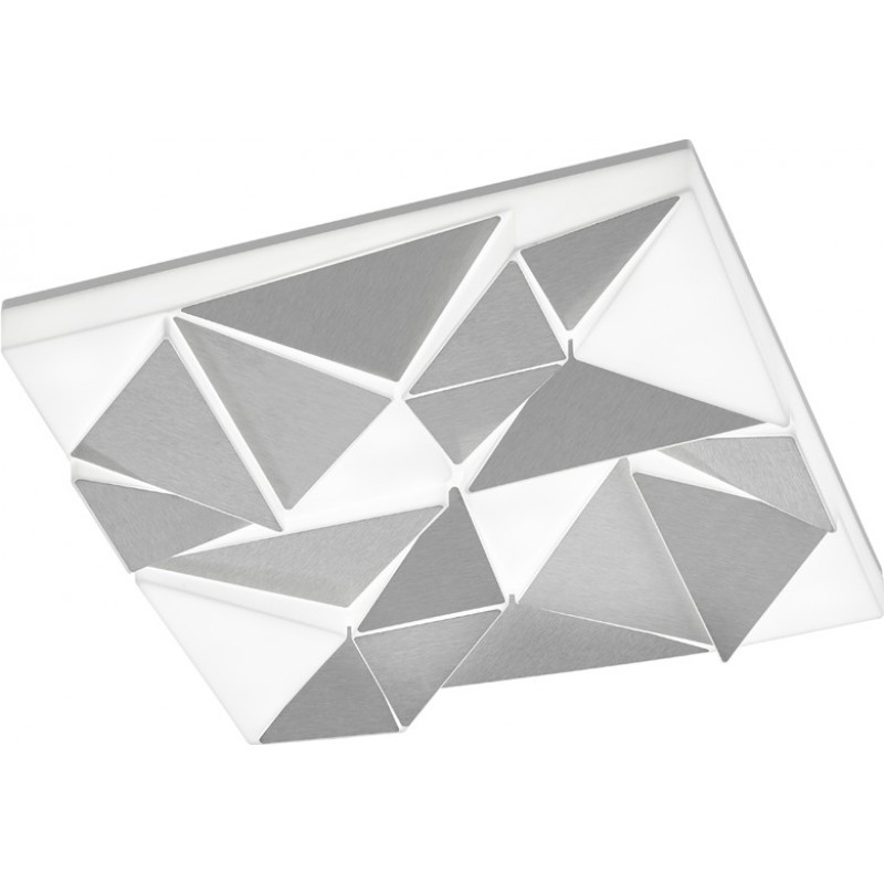 71,95 € Kostenloser Versand | Deckenlampe Trio Trinity 24W 40×40 cm. Weiße LED mit einstellbarer Farbtemperatur. Decken und Wandmontage Wohnzimmer und schlafzimmer. Modern Stil. Plastik und Polycarbonat. Aluminium Farbe