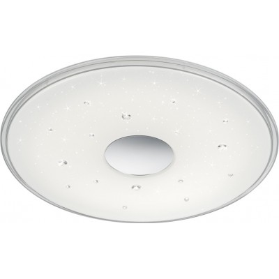Indoor ceiling light Trio Seiko 21.5W Ø 42 cm. Star effect. Dimmable multicolor RGBW LED. Remote control. Ceiling and wall mounting Living room, kitchen and bedroom. Modern Style. Plastic and polycarbonate. White Color