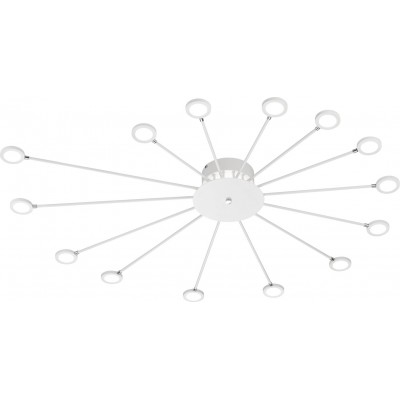 163,95 € Spedizione Gratuita | Lampadario Trio Peacock 2.7W 4000K Luce neutra. 115×98 cm. LED integrato. Luce direzionale. Montaggio a soffitto e parete Metallo. Colore bianca