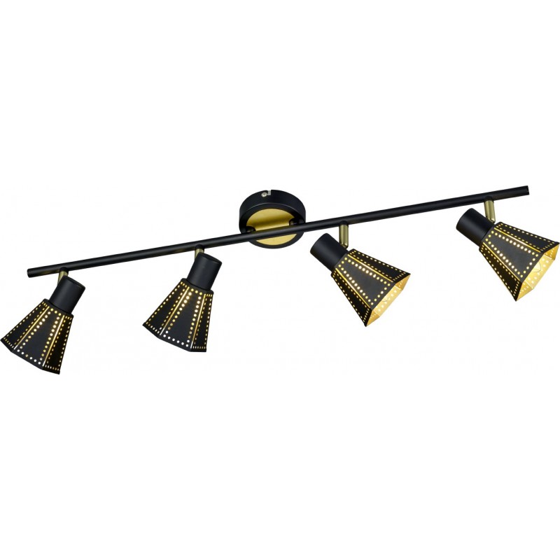 79,95 € Envoi gratuit | Projecteur d'intérieur Trio Houston 70×19 cm. Salle et chambre. Style moderne. Métal. Couleur noir