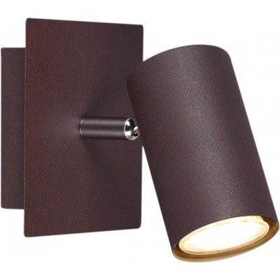 22,95 € Free Shipping | Indoor spotlight Trio Marley 15×12 cm. Ceiling and wall mounting Living room, bedroom and office. Modern Style. Metal casting. Oxide Color