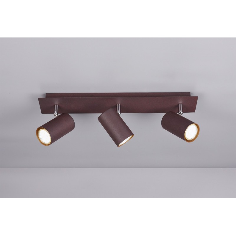 61,95 € Free Shipping | Indoor spotlight Trio Marley 48×15 cm. Living room, bedroom and office. Modern Style. Metal casting. Oxide Color