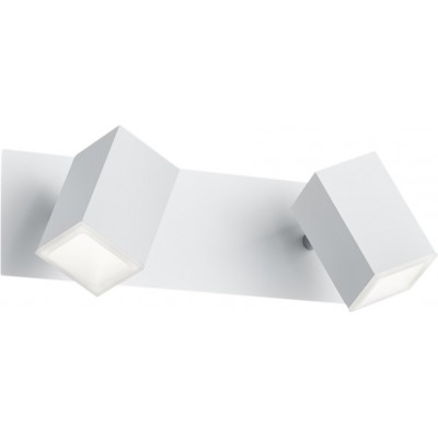 Foco para interior Trio Lagos 6W 3000K Luz cálida. 30×9 cm. LED integrado Salón y dormitorio. Estilo moderno. Metal. Color blanco
