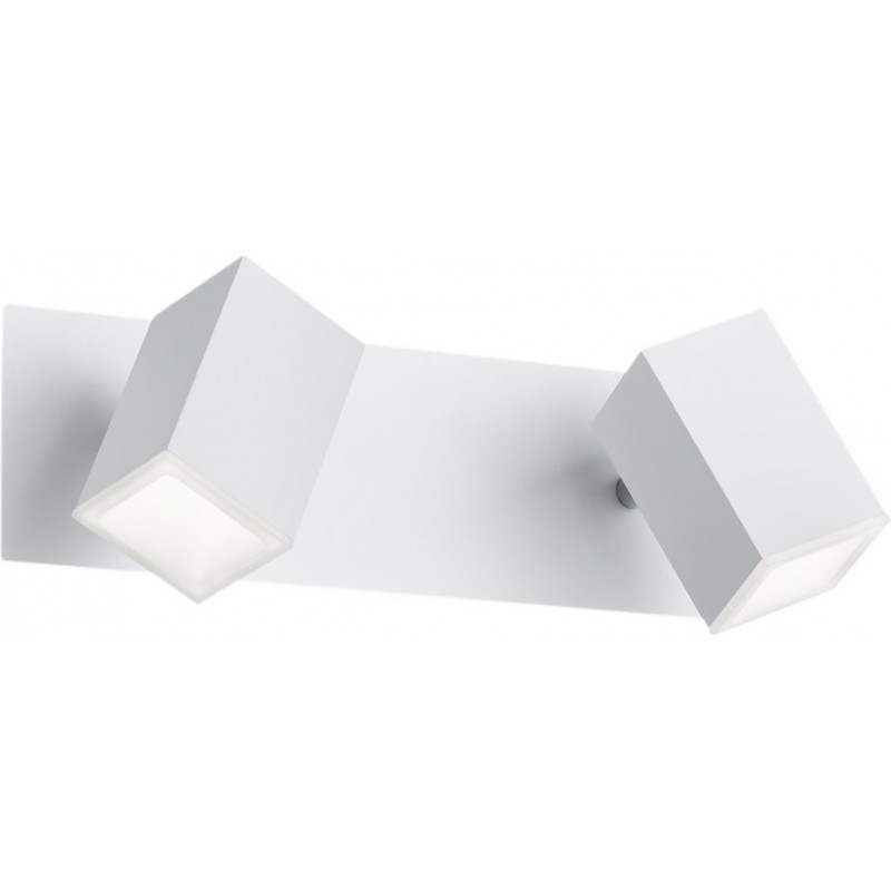 39,95 € Free Shipping | Indoor spotlight Trio Lagos 6W 3000K Warm light. 30×9 cm. Integrated LED Living room and bedroom. Modern Style. Metal casting. White Color