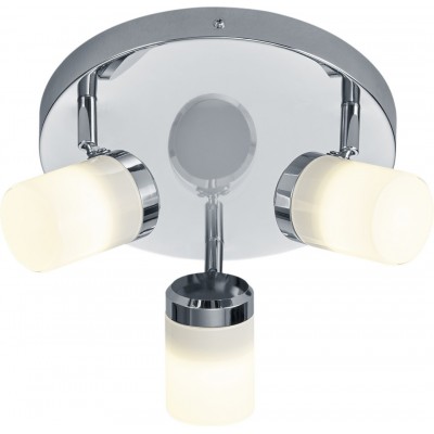 Внутренний точечный светильник Trio Angelo Ø 20 cm. Ванная комната. Современный Стиль. Металл. Покрытый хром Цвет