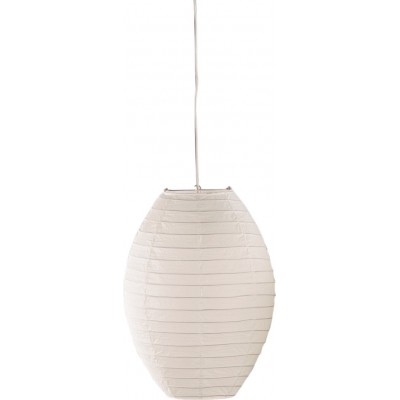 Lámpara colgante Trio Paper Ø 40 cm. Salón y dormitorio. Estilo diseño. Papel. Color blanco