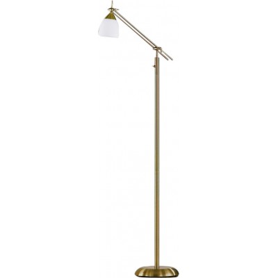 Floor lamp Trio Icaro 165×54 cm. Living room, bedroom and office. Classic Style. Metal casting. Old copper Color