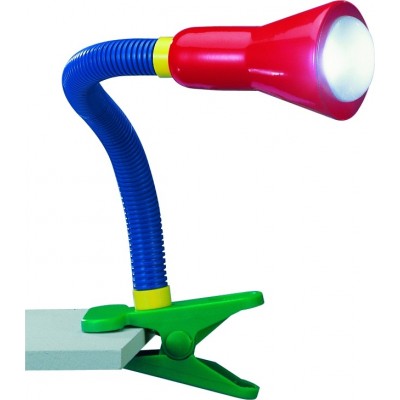 Lámpara de escritorio Trio Flexo 30×8 cm. Lámpara de pinza. Flexible Salón y dormitorio. Estilo diseño. Plástico y Policarbonato