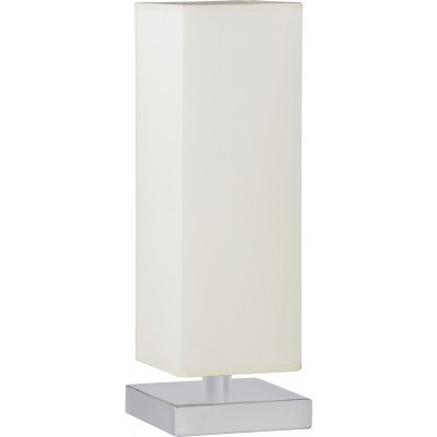 Lampe de table Trio Piet 35×12 cm. Fonction tactile Salle et chambre. Style moderne. Métal. Couleur nickel mat