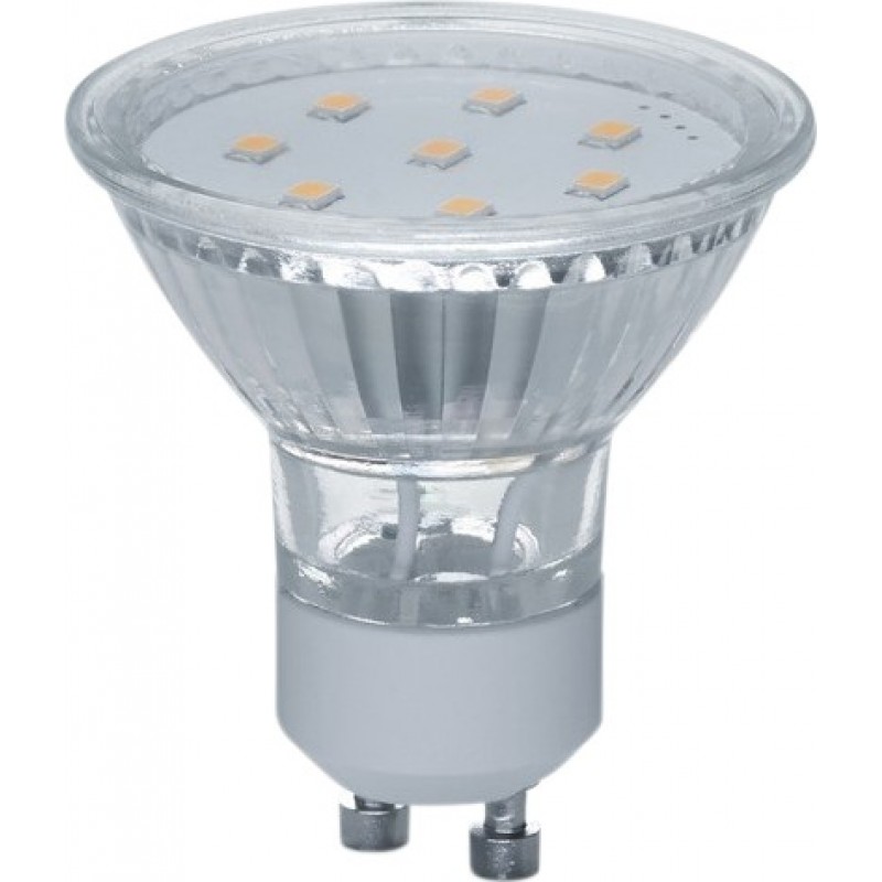 6,95 € Бесплатная доставка | Светодиодная лампа Trio Reflector 5W GU10 LED 3000K Теплый свет. Ø 5 cm. Современный Стиль. Стекло