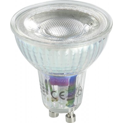 LED-Glühbirne Trio Reflector 5W GU10 LED 3000K Warmes Licht. Ø 5 cm. Glas. Silber Farbe