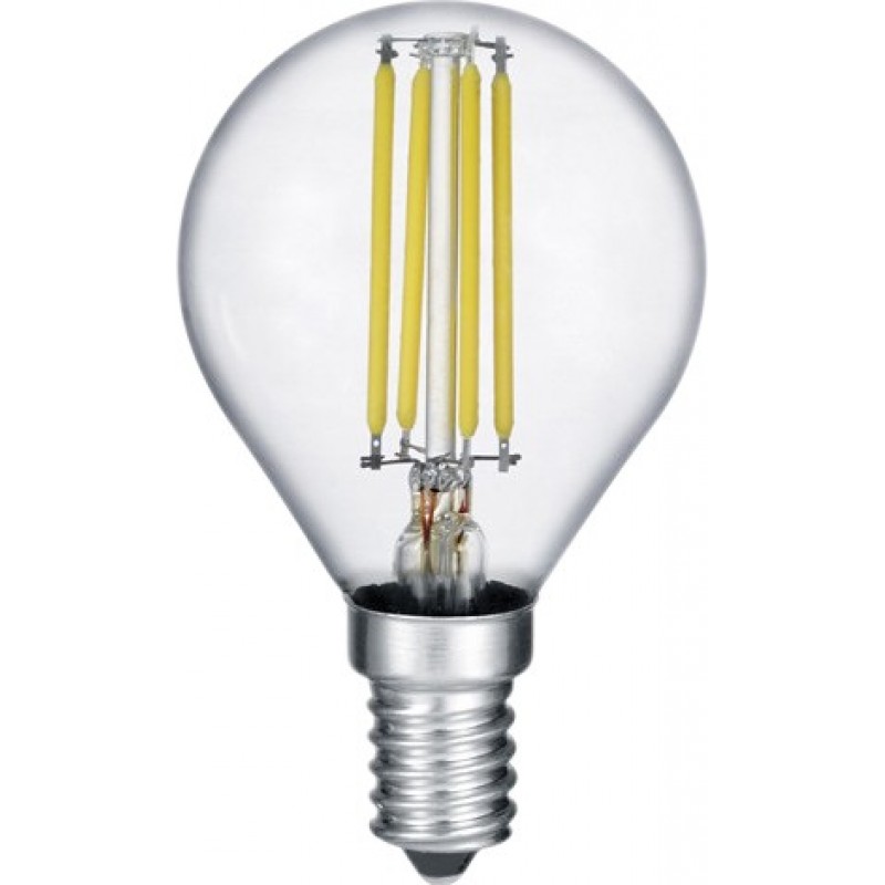 6,95 € Free Shipping | LED light bulb Trio Esfera 2W E14 LED 2700K Very warm light. Ø 4 cm. Modern Style. Glass