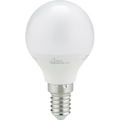 8,95 € Free Shipping | LED light bulb Trio Esfera 5.5W E14 LED Ø 4 cm. Modern Style. Plastic and Polycarbonate. White Color