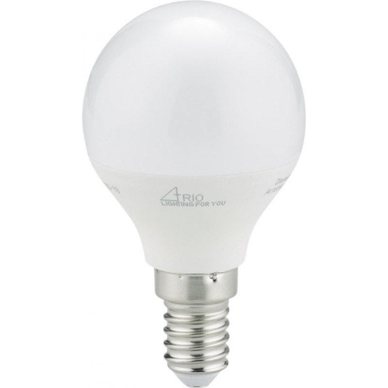 8,95 € 免费送货 | LED灯泡 Trio Esfera 5.5W E14 LED Ø 4 cm. 现代的 风格. 塑料 和 聚碳酸酯. 白色的 颜色