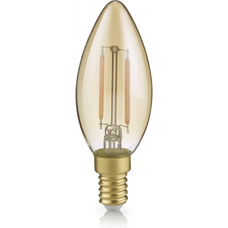 12,95 € Envoi gratuit | Ampoule LED Trio Vela Ø 3 cm. Style moderne. Verre. Couleur or orange