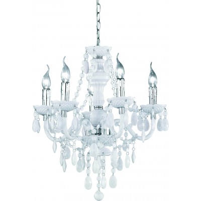 113,95 € Free Shipping | Chandelier Reality Lüster Ø 52 cm. Living room and bedroom. Design Style. Metal casting. Plated chrome Color