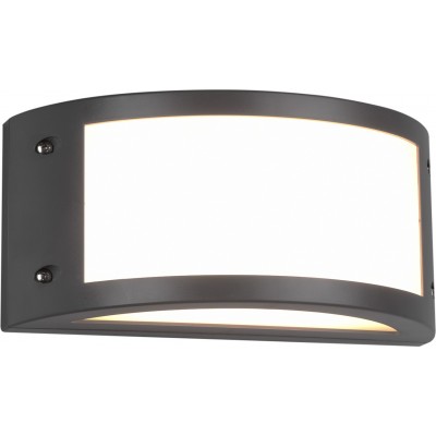 36,95 € Free Shipping | Outdoor wall light Reality Kendal 12W 3000K Warm light. 25×12 cm. Integrated LED. Ceiling and wall mounting Terrace and garden. Modern Style. Plastic and polycarbonate. Anthracite Color