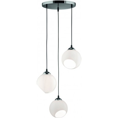 91,95 € Envoi gratuit | Lampe à suspension Reality Clooney Ø 35 cm. Salle et chambre. Style moderne. Métal. Couleur chromé