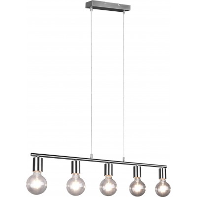 Lampe à suspension Reality Vannes 150×83 cm. Salle, cuisine et chambre. Style moderne. Métal. Couleur nickel mat