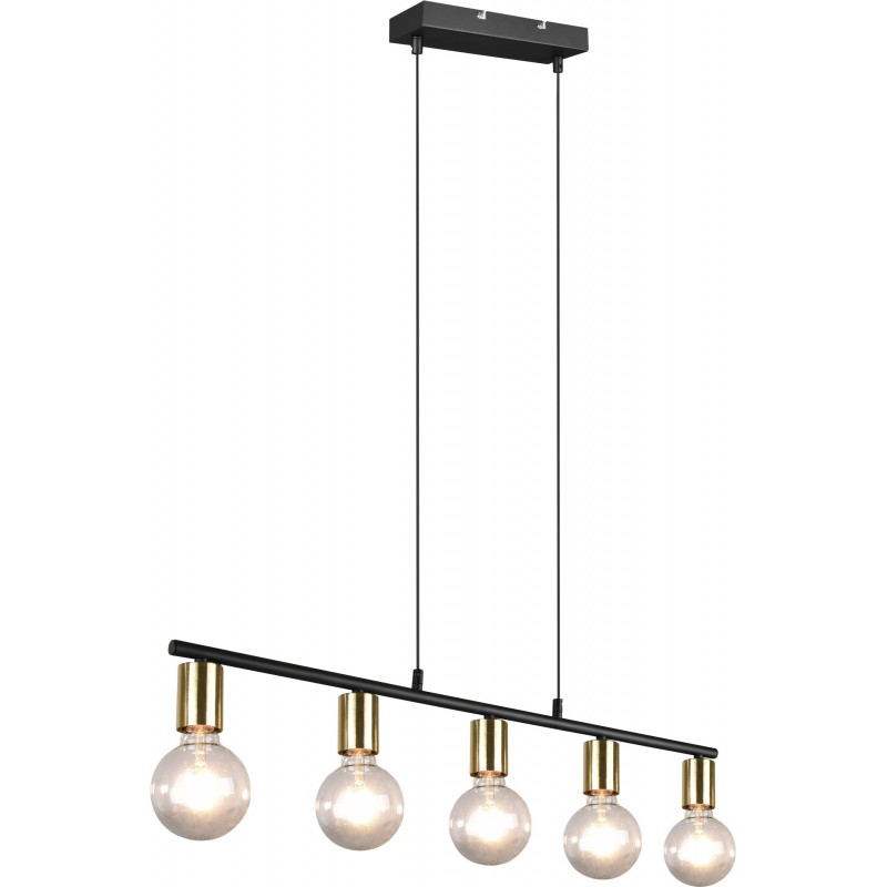 79,95 € Free Shipping | Hanging lamp Reality Vannes 150×83 cm. Living room, kitchen and bedroom. Modern Style. Metal casting. Copper Color