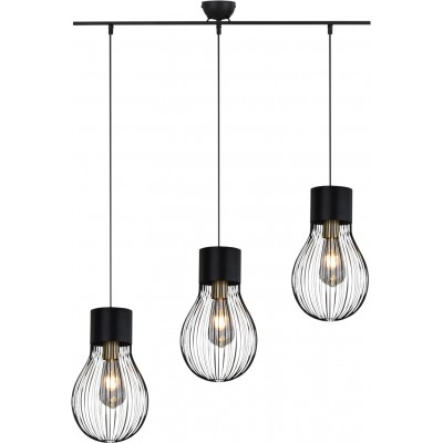 Hanging lamp Reality Dave 130×75 cm. Kitchen. Modern Style. Metal casting. Black Color