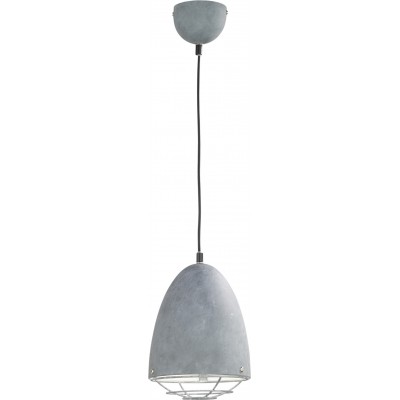 Lampe à suspension Reality Cammy Ø 19 cm. Salle et chambre. Style moderne. Métal. Couleur gris