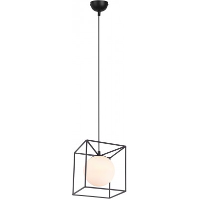 52,95 € Free Shipping | Hanging lamp Reality Gabbia 150×20 cm. Living room and bedroom. Modern Style. Metal casting. Black Color