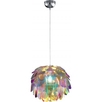 57,95 € Free Shipping | Hanging lamp Reality Clover Ø 40 cm. Living room and bedroom. Modern Style. Metal casting. Plated chrome Color