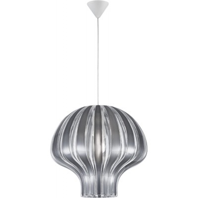 39,95 € Envoi gratuit | Lampe à suspension Reality Pumpkin Ø 45 cm. Salle et chambre. Style moderne. Plastique et Polycarbonate. Couleur argent