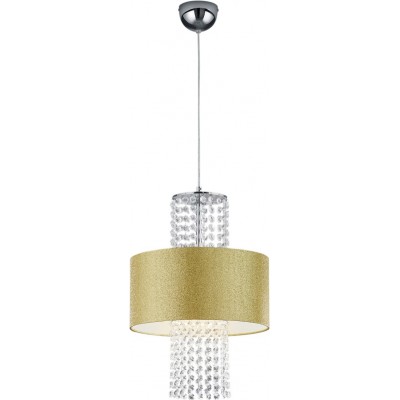 Hanging lamp Reality King Ø 30 cm. Living room and bedroom. Modern Style. Metal casting. Plated chrome Color