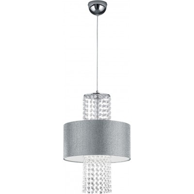 Hanging lamp Reality King Ø 30 cm. Living room and bedroom. Modern Style. Metal casting. Plated chrome Color