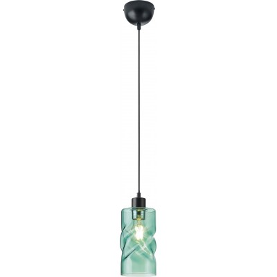 24,95 € Envoi gratuit | Lampe à suspension Reality Swirl Ø 11 cm. Salle et chambre. Style moderne. Métal. Couleur noir