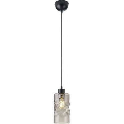 Lampe à suspension Reality Swirl Ø 11 cm. Salle et chambre. Style moderne. Métal. Couleur noir