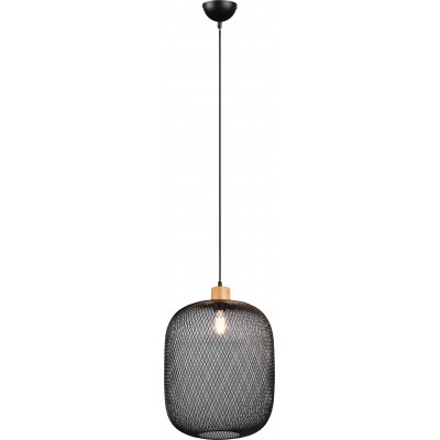 85,95 € Free Shipping | Hanging lamp Reality Calimero Ø 33 cm. Living room and bedroom. Vintage Style. Metal casting. Black Color