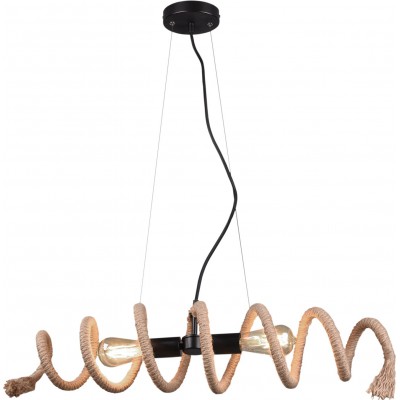 Hanging lamp Reality Ari 150×75 cm. Living room and bedroom. Modern Style. Metal casting. Black Color