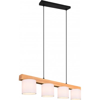 104,95 € Free Shipping | Hanging lamp Reality Cameron 150×75 cm. Living room and bedroom. Modern Style. Wood. Natural Color