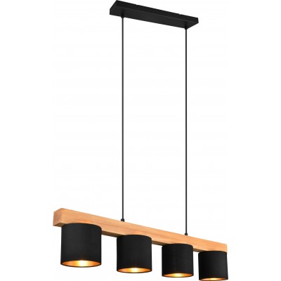 111,95 € Free Shipping | Hanging lamp Reality Cameron 150×75 cm. Living room and bedroom. Modern Style. Wood. Natural Color
