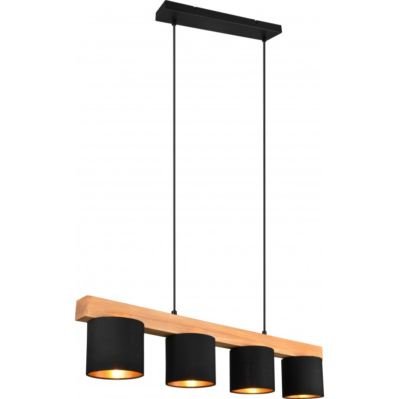119,95 € Envoi gratuit | Lampe à suspension Reality Cameron 150×75 cm. Salle et chambre. Style moderne. Bois. Couleur naturel